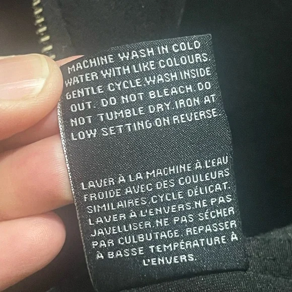 SUKO Jeans Black Moto Jacket Women's Size Large - Picture 6 of 9